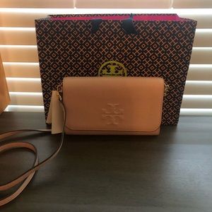Tory Burch Pink quartz Crossbody with card holder